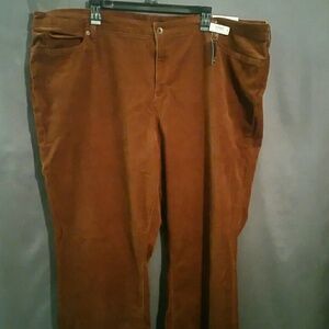 Lands' End Brown Boot Cut Pants